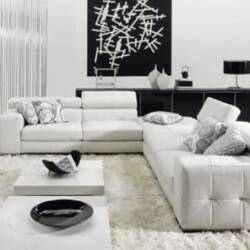 Natuzzi Nicolaus Leather Sofa Sectional